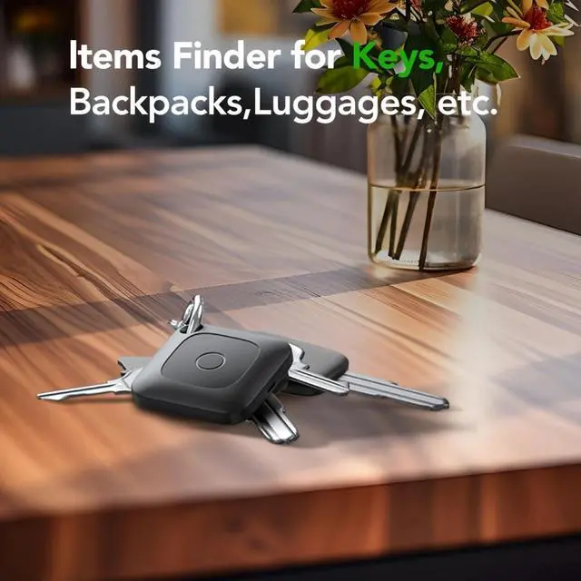 Alt view image 5 of 6 - 4 pcs Small GPS Tracker for Cars & Pets Wallets & Keys - Mini Wireless Locator for Dogs, Cats, Bags Black