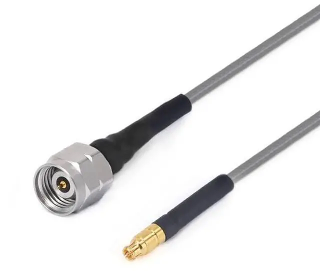 Main image of RF Cable Assembly, 2.4mm Male to GPPO (mini-SMP) Female, DC-50GHz, Low Loss Phase Stable (400 mm)