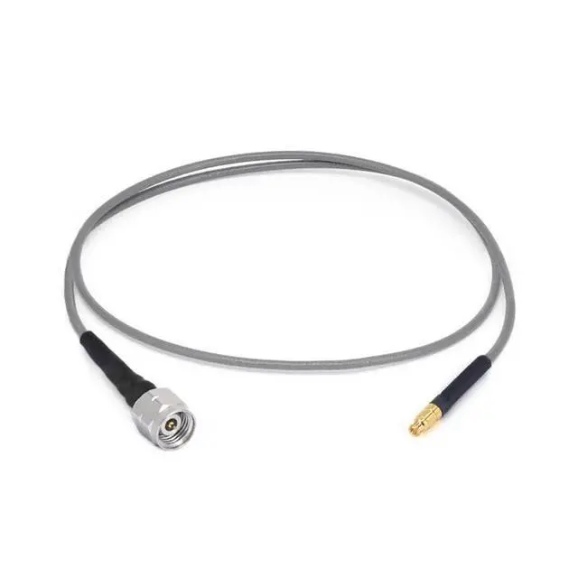 Alt view image 2 of 2 - RF Cable Assembly, 2.4mm Male to GPPO (mini-SMP) Female, DC-50GHz, Low Loss Phase Stable (400 mm)