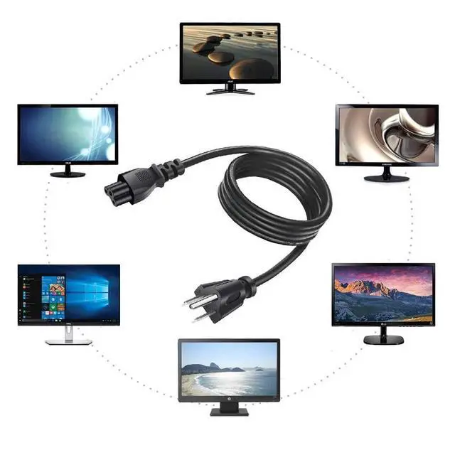Alt view image 4 of 5 - UL 6ft AC Power Cord Compatible with G3 G4 Titanium YoYo iMac iBook Computer Desktop