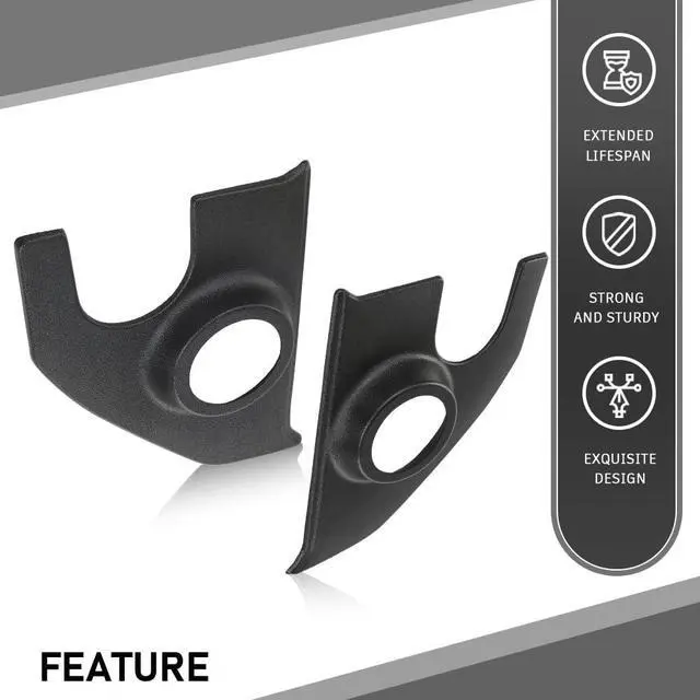 Alt view image 5 of 6 - Speaker Kick Panels Compatible with Chevy Suburban 1967-1972 | Fit Chevy C30 C20 C10 Pickup Blazer 1967-1972 Pair Black