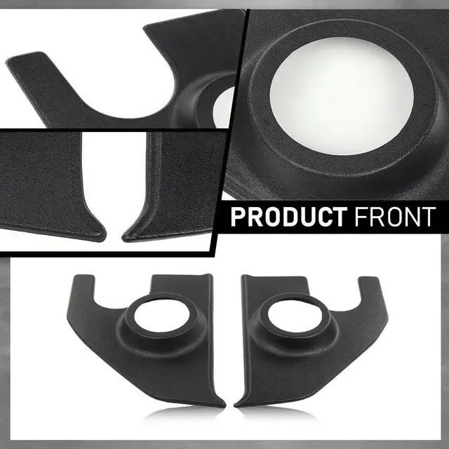 Alt view image 6 of 6 - Speaker Kick Panels Compatible with Chevy Suburban 1967-1972 | Fit Chevy C30 C20 C10 Pickup Blazer 1967-1972 Pair Black
