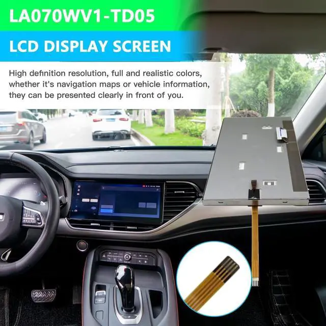 Alt view image 4 of 6 - 7" LCD Display Touch Screen Replacement for 2016 Chevrolet Sonic LT Sedan 4-Door 1.4L 1364CC 83Cu. in. l4 Gas DOHC Turbocharged, Radio Navigation