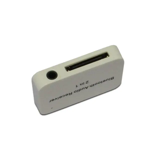 Alt view image 2 of 3 - WHITE Bluetooth Audio Receiver Wireless Stereo Music w/ 3.5mm Jack & 30-Pin Port for iPhone, iPod, Pad