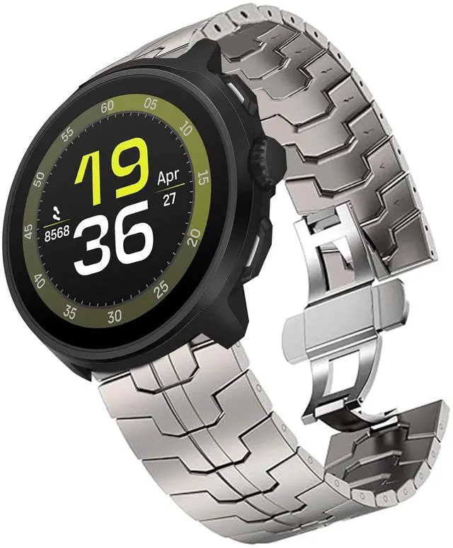 Main image of Compatible with SUUNTO Race 2 bands, 20mm, 22mm Quick Release Stainless Steel Metal Strap with Folding Clasp Replacement Band Compatible with SUUNTO OCEAN, Run, RACE, Race 2, RACE S, VERTICAL, 9 PEAK,