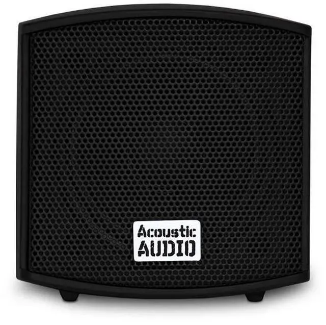 Alt view image 3 of 5 - Acoustic Audio AA321B Mountable Indoor Black Speakers 1000 Watts 5 Piece Set AA321B-5S