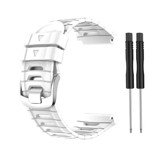Alt view image 4 of 6 - Colorful Silicone Watch Band for Garmin Forerunner 920XT Strap Replacement Wristband Training Sport Watch Bracelet (Color: Preto, Size: Forerunner 920XT)