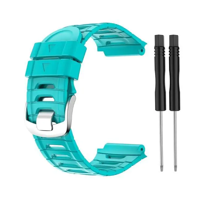 Alt view image 5 of 6 - Colorful Silicone Watch Band for Garmin Forerunner 920XT Strap Replacement Wristband Training Sport Watch Bracelet (Color: Preto, Size: Forerunner 920XT)