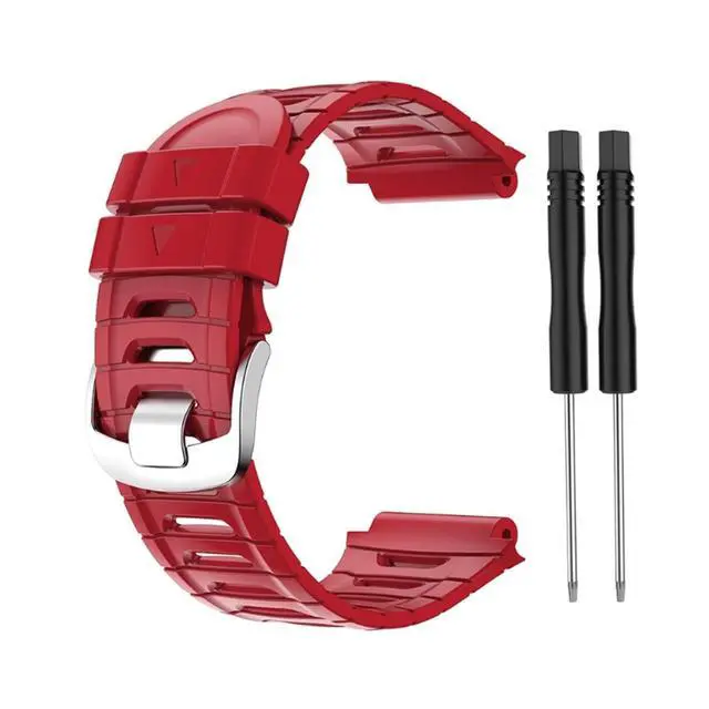 Alt view image 6 of 6 - Colorful Silicone Watch Band for Garmin Forerunner 920XT Strap Replacement Wristband Training Sport Watch Bracelet (Color: Preto, Size: Forerunner 920XT)