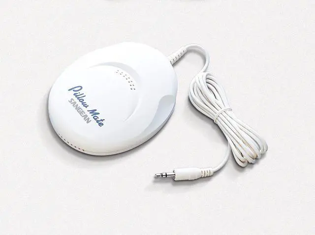 Main image of Portable Pillow Speaker for Use with Any Radio, Radio Cassette, Clock Radio, CD Player or Other Equipment Fitted with a 3.5 mm Headphone Socket