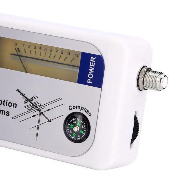 Alt view image 5 of 6 - Digital TV Signal Finder Antenna Signal Finder Strength Meter with Backlight Function, for Remote Antennas and Terrestrial TV