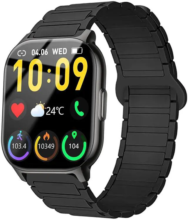 Main image of Compatible for BP Doctor Smartwatch Bands, 22mm Sport Strap Replacement Watchband Compatible for BP Doctor P122 2.1" Smart Watch