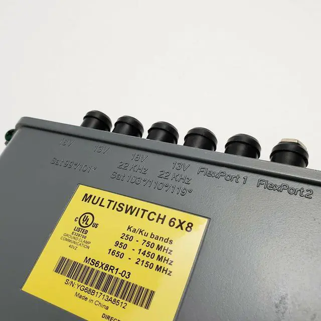 Alt view image 5 of 5 - Directv 6x8 Multi-Switch Ka Ku Bands MS6X8R1-03
