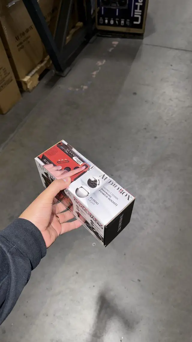 Alt view image 5 of 5 - NOAA Portable Emergency Radio with SOS Alarm & LED Flashlight | 3-Band AM/FM/NOAA Weather Alerts, 2000mAh Rechargeable Battery, Solar & Hand Crank Power, IPX3 Water Resistant