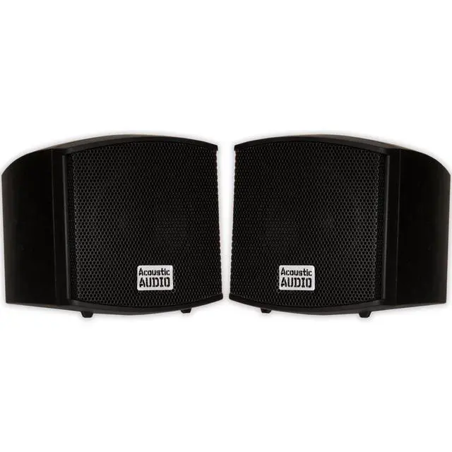 Alt view image 2 of 6 - Acoustic Audio AA321B and AA35CB Indoor Speakers Home Theater 3 Speaker Set