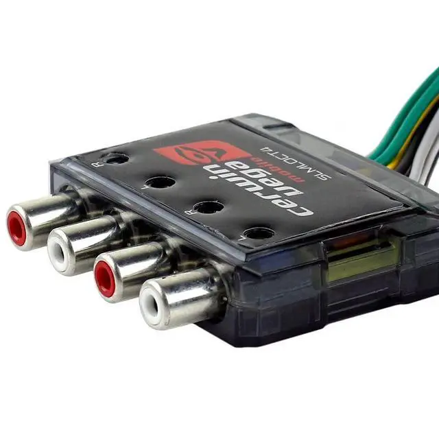 Alt view image 4 of 6 - Cerwin Vega SYNCLINK Mini LOC 2 Channel w/Trigger: Premium 4-Channel High-Powered Line Output Converter & Line Driver with Digital Noise Filter, Adjustable Output, DC Amplifier Trigger SLMLOCT4