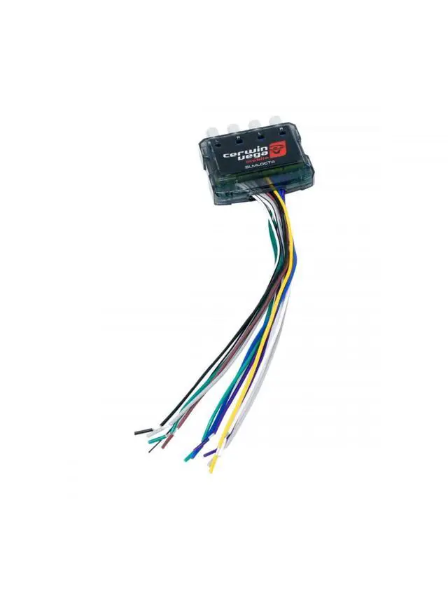 Alt view image 5 of 6 - Cerwin Vega SYNCLINK Mini LOC 2 Channel w/Trigger: Premium 4-Channel High-Powered Line Output Converter & Line Driver with Digital Noise Filter, Adjustable Output, DC Amplifier Trigger SLMLOCT4