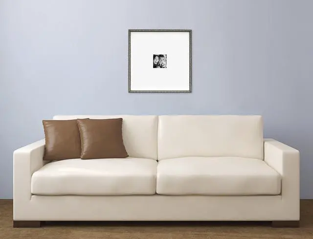 Alt view image 2 of 2 - 20x20 Inch Signature Beaded Frame with 5x5 Inch Mat Opening, Pewter (47602) | Signature Beaded Frame, 20x20 Inch, With 5x5 Inch Mat Opening, Pewter (47602)