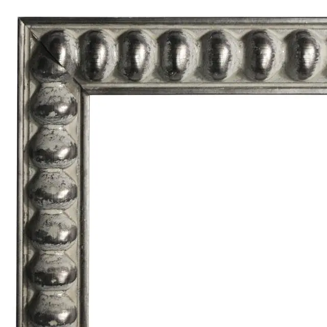 Alt view image 3 of 5 - 8x10 Inch Bead Frame with 5x7 Inch Mat Opening, Pewter (47598)