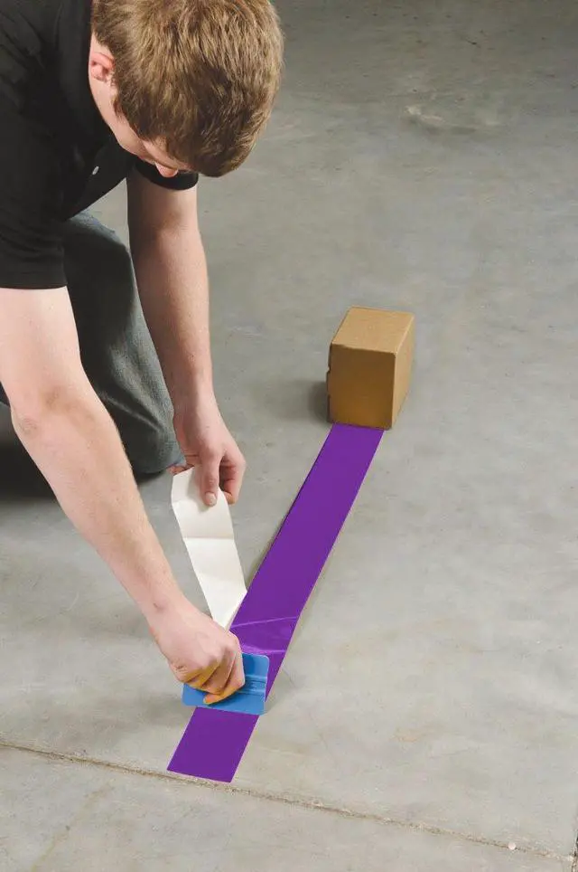 Alt view image 3 of 4 - 134086 Marking Tape, 100' x 2", Purple