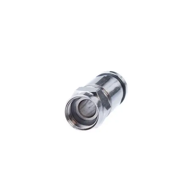 Alt view image 3 of 4 - RG6 F Type Compression Connector, All-Metal Coaxial Fitting Plug for Satellite & Cable TV Compatible with Standard Compression Tools, 0.3 MHz to 3 GHz Range (20 PCS)