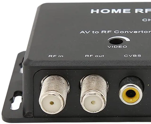 Alt view image 6 of 6 - AV to RF Modulator, Professional UHF TV Link Modulator with PAL/NTSC Compatibility for Home Entertainment Systems Set Top Boxes and AV Sources