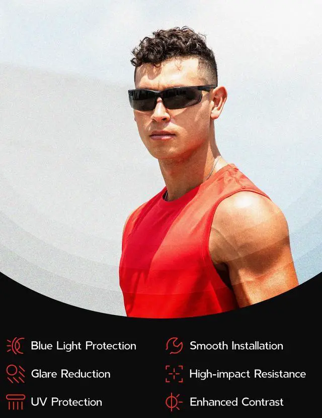 Alt view image 6 of 6 - Polarized Clip-On Sunglass Compatible with Ray-Ban Meta Wayfarer RW4008 & Gen 2 RW4012(53-22) Sunglass - UV Protection