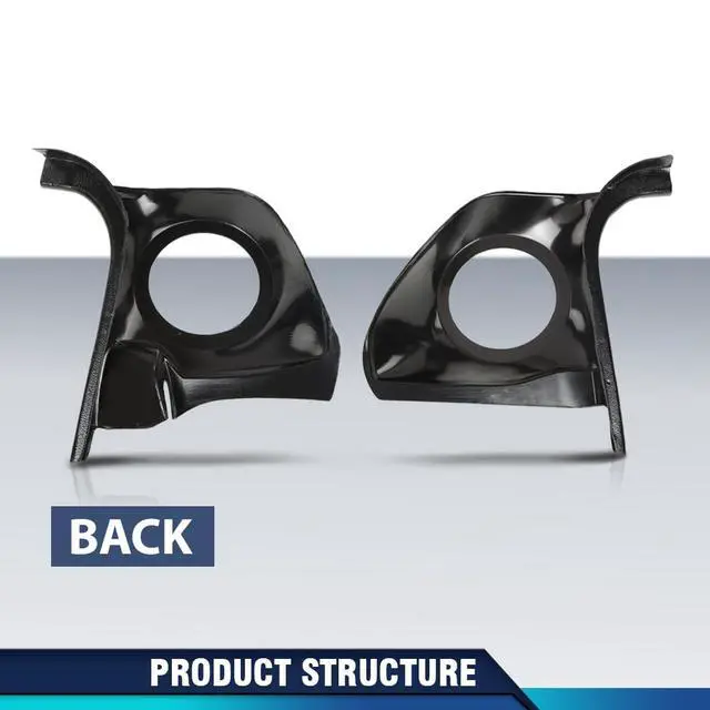 Alt view image 3 of 6 - Speaker Kick Panel Set Compatible with Chevy Monte Carlo, El Camino, Malibu 1978-1988, Compatible with Oldsmobile Cutlass & Pontiac Grand Prix & Buick Regal 1978-1988