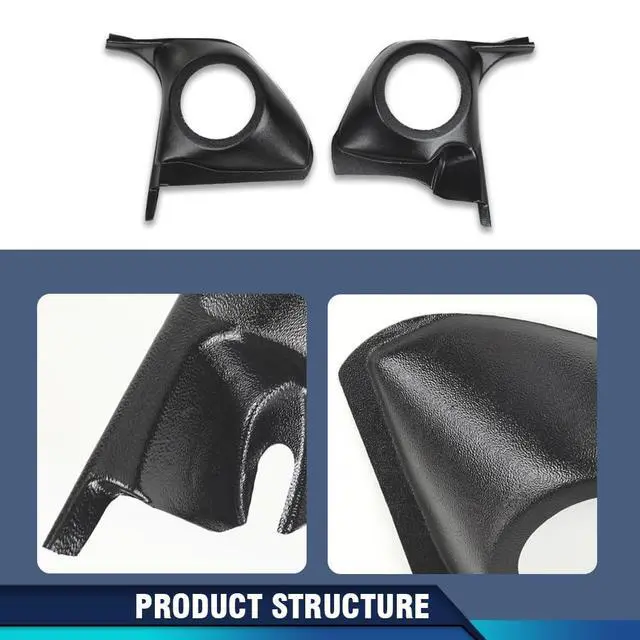 Alt view image 4 of 6 - Speaker Kick Panel Set Compatible with Chevy Monte Carlo, El Camino, Malibu 1978-1988, Compatible with Oldsmobile Cutlass & Pontiac Grand Prix & Buick Regal 1978-1988