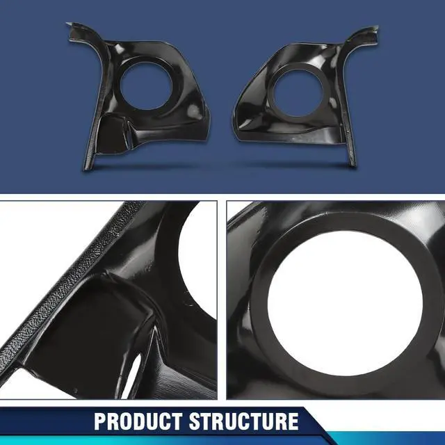 Alt view image 6 of 6 - Speaker Kick Panel Set Compatible with Chevy Monte Carlo, El Camino, Malibu 1978-1988, Compatible with Oldsmobile Cutlass & Pontiac Grand Prix & Buick Regal 1978-1988