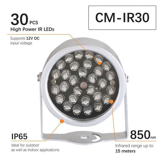 Alt view image 4 of 5 - IR30 WideAngle IR Illuminator