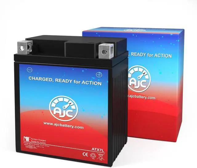 Alt view image 2 of 4 - Battery Compatible with Power Sonic PTX7L-BS Powersports Battery