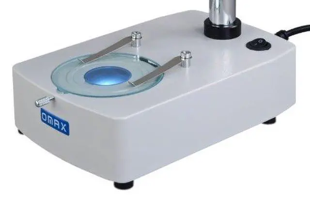 Alt view image 3 of 3 - A293 95mm (3-3/4) Frosted Glass Stage Plate for Stereo Microscopes | Stereo Zoom Microscope