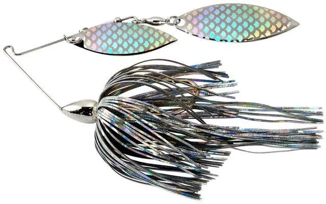 Main image of War Eagle WE12SENW18 War 1/2Se Double Willow Nickle Frame Artificial Fishing Bait, Aurora