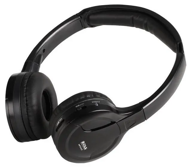 Alt view image 4 of 6 - HP34C Dual Channel Foldable Wireless Headphone, Interchangeable Color Accent Caps, Multicolor