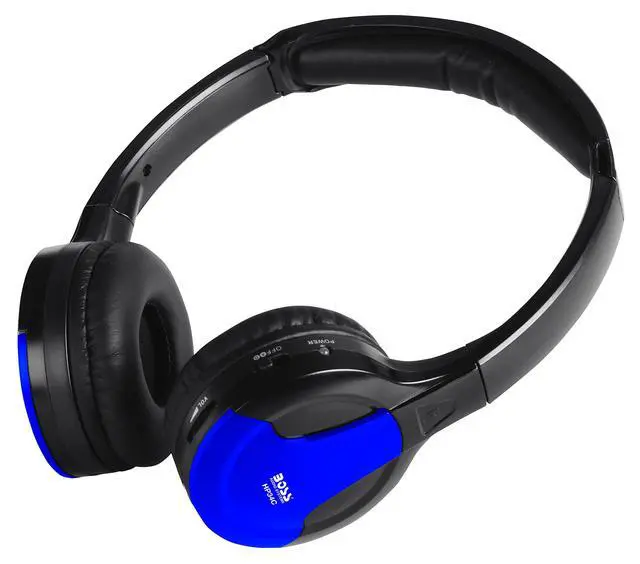 Alt view image 6 of 6 - HP34C Dual Channel Foldable Wireless Headphone, Interchangeable Color Accent Caps, Multicolor