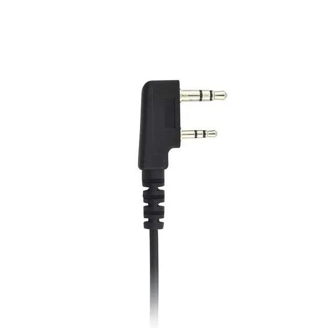 Alt view image 3 of 3 - 10-Pack G-Shaped in-Ear Headphone with Clip on PTT for Kenwood 2 Pin TH-K20A TK-3160 TK-3180 TK-3360 TH-235 NX-320 KPG87D K2