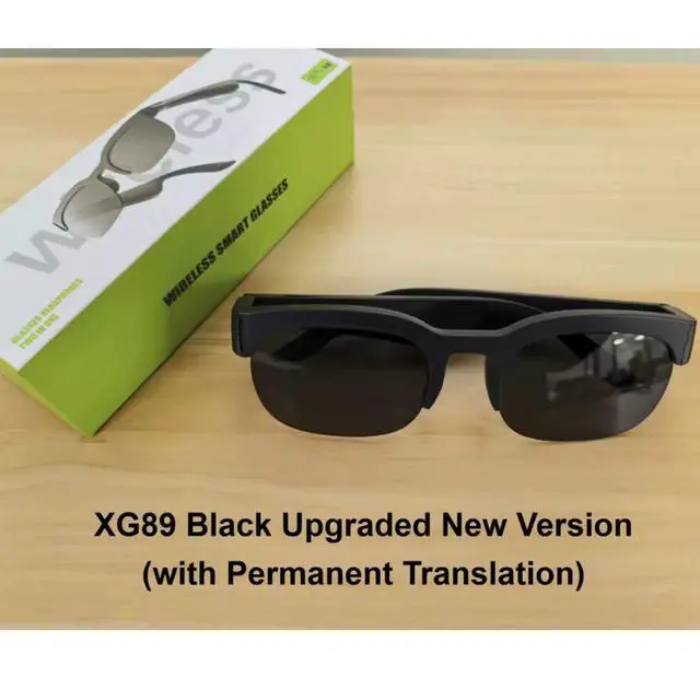 Alt view image 4 of 5 - AI Translation Glasses, Real-Time Translator in 100+ Languages, Open-Ear Bluetooth Smart Glasses for Music, Calls, Compatible with iPhone & Android