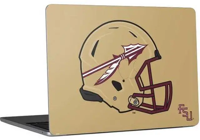 Main image of Decal Laptop Skin Compatible with MacBook Air 13in M4 (2025) - Officially Licensed Florida State University FSU Helmet Design