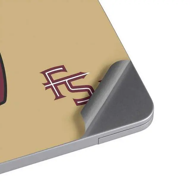 Alt view image 4 of 4 - Decal Laptop Skin Compatible with MacBook Air 13in M4 (2025) - Officially Licensed Florida State University FSU Helmet Design