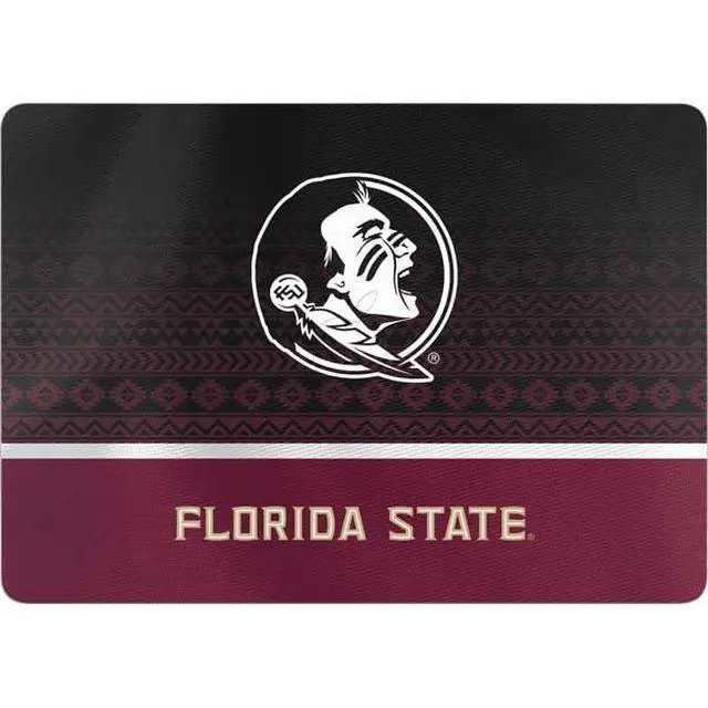 Alt view image 2 of 4 - Decal Laptop Skin Compatible with MacBook Air 13in M4 (2025) - Officially Licensed Florida State University Pattern Jersey Design
