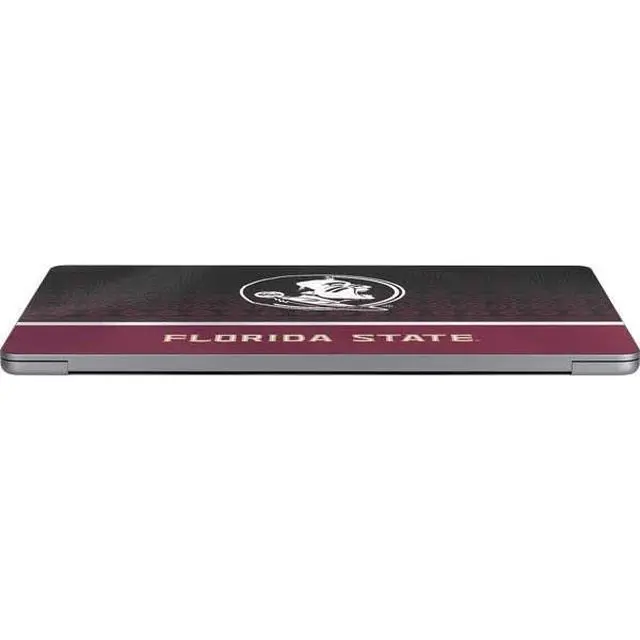 Alt view image 3 of 4 - Decal Laptop Skin Compatible with MacBook Air 13in M4 (2025) - Officially Licensed Florida State University Pattern Jersey Design