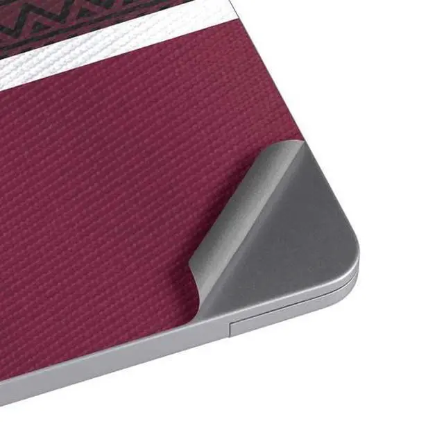Alt view image 4 of 4 - Decal Laptop Skin Compatible with MacBook Air 13in M4 (2025) - Officially Licensed Florida State University Pattern Jersey Design