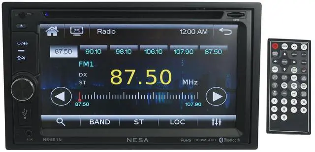 Main image of NESA NS-651N 6.5" Car Monitor 2-Din DVD Player w/Bluetooth/GPS/Android PhoneLink