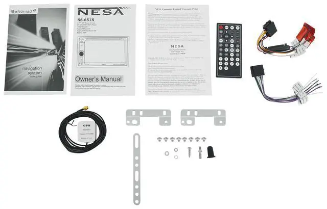 Alt view image 6 of 6 - NESA NS-651N 6.5" Car Monitor 2-Din DVD Player w/Bluetooth/GPS/Android PhoneLink