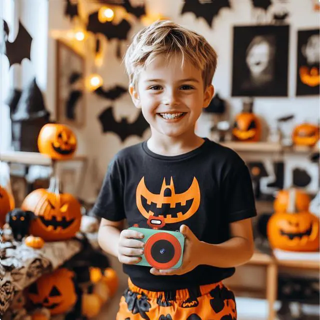Alt view image 6 of 6 - Kids Camera Instant Print, 48MP 2.5K UHD Digital Camera for Kids 3-12, for Grandkids, Boys & Girls, with 4 Printing Papers & Strap, Portable Travel Toy