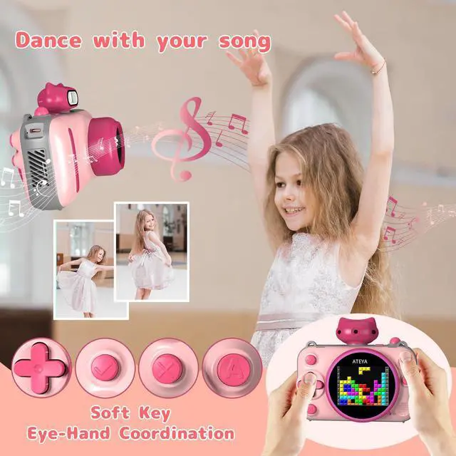 Alt view image 5 of 6 - Kids Camera Instant Print, 48MP 2.5K UHD Digital Camera for Kids 3-12, for Grandkids, Boys & Girls, with 4 Printing Papers & Strap, Portable Travel Toy(Pink)
