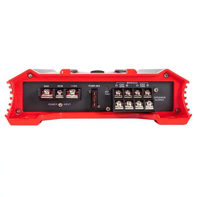 Alt view image 5 of 6 - Bundle: (1) Crunch GP-1500.4 1500 Watt 4-Channel Car Stereo Amplifier Amp Bundle with (1) Rockville RWK42 4 Gauge 4 Chan Car Amp Wiring Installation Wire Kit (2) RCA's (2 Items)