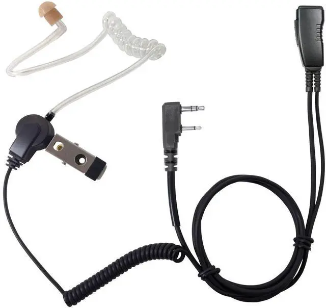 Main image of LMC-1AT01 PRO-Grade Series LMC-1AT Series Economically Priced, Acoustic Tube, Surveillance Kit with Clear Tube Earphone, Rugged PTT & Stainless Steel Hardware