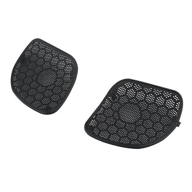Alt view image 2 of 6 - Black Trim Mesh Front Fairing Speaker Grilles Covers Fit for Harley Road Glide 15-20